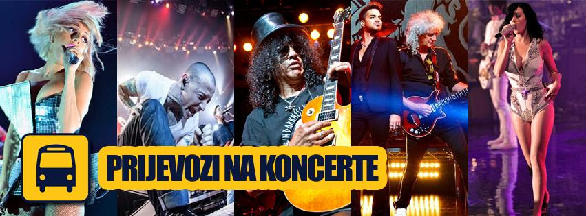 Eventim prijevozi na koncerte