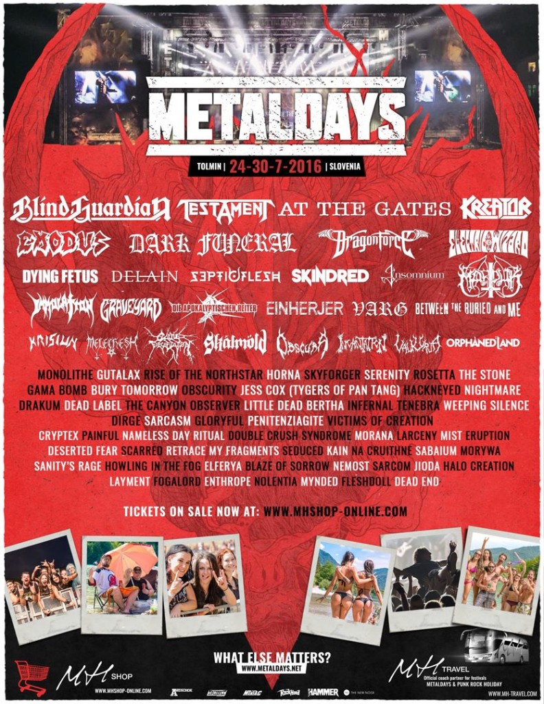 MetalDays-Festival-2016-line up