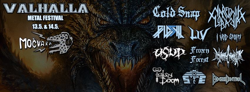 Valhalla Metal festival 13 -14.5.2016. u Močvari