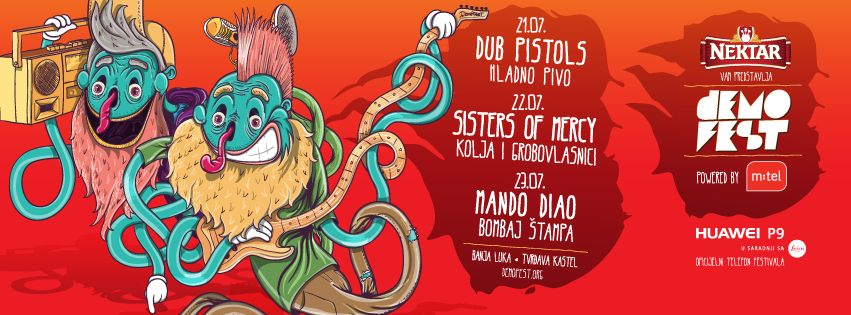 Mando Diao, Sisters of Mercy i Dub Pistols stižu na deveti Demofest