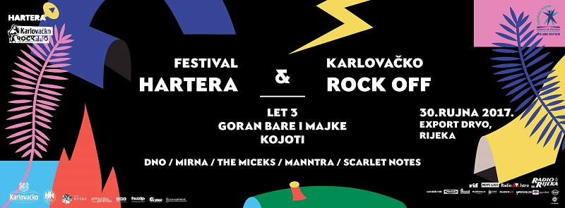 Hartera i Karlovačko RockOff 30.rujna u riječkom Exportdrvu