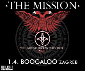 Goth rock legende The Mission 01 04 2020 Boogaloo Zagreb