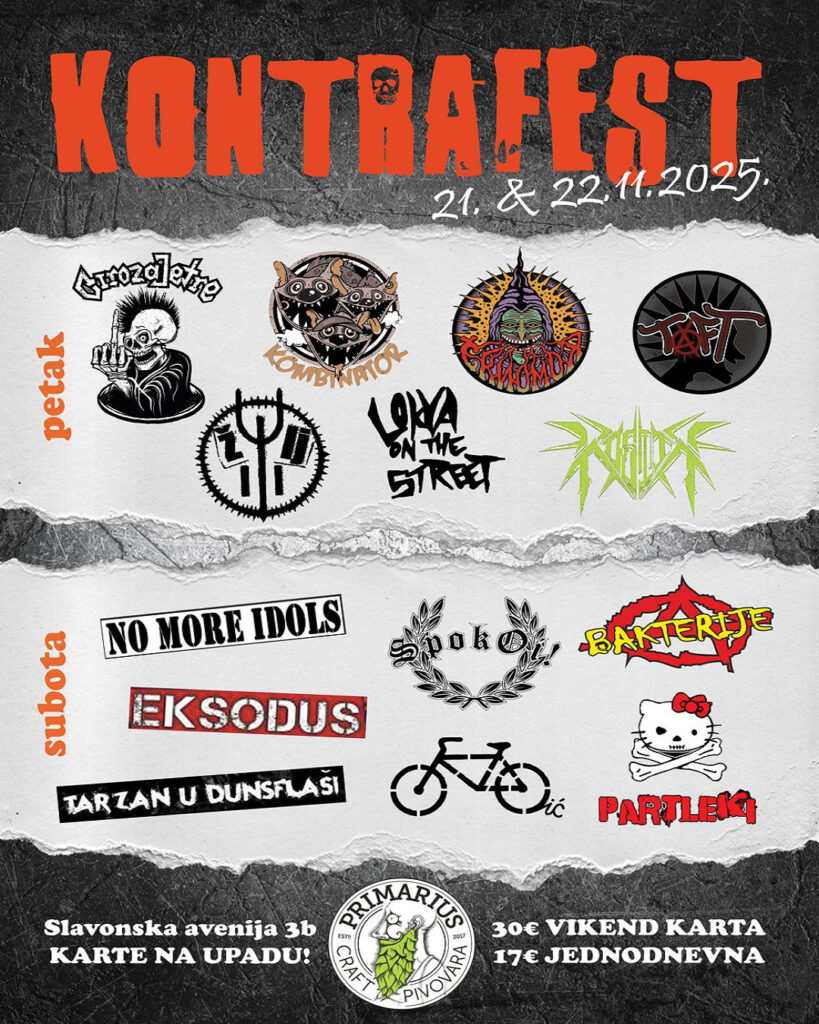 Kontrafest Zagreb – Punk festival 2025
