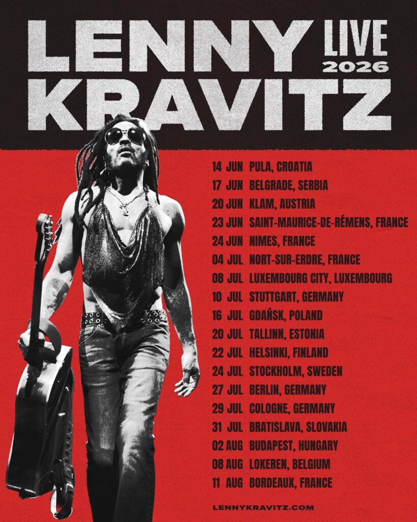 Lenny Kravitz najava koncerta u Puli 2026