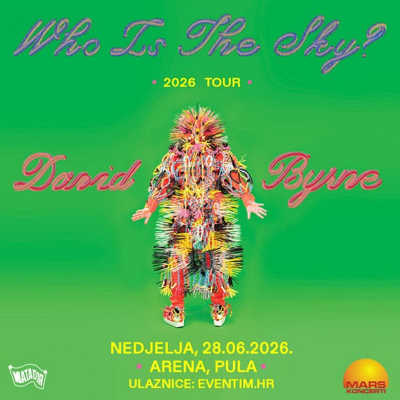 David Byrne koncert Arena Pula 2026