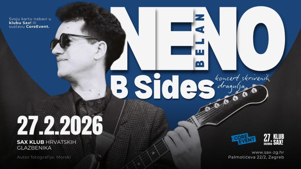 Neno Belan – B Sides u klubu SAX Zagreb