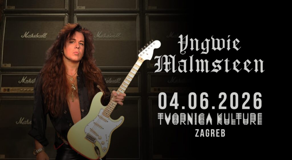 Yngwie Malmsteen Zagreb Tvornica kulture 4. lipnja 2026.