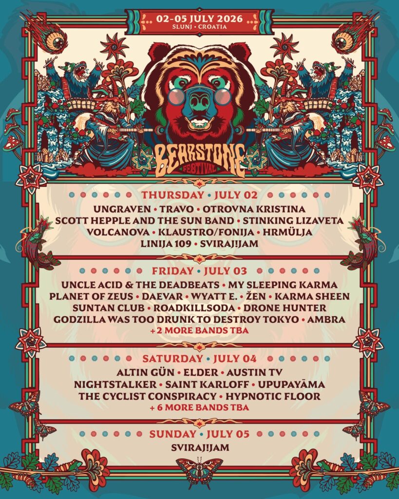 Bear Stone Festival 2026 raspored po danima lineup