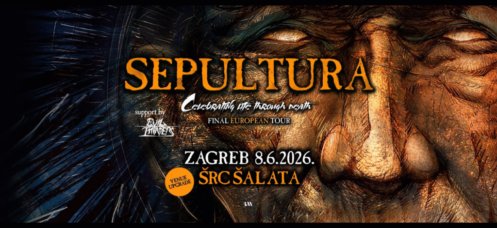 koncert Sepulture u Zagrebu 8. lipnja 2026. na ŠRC Šalata, zlatnine u prodaji