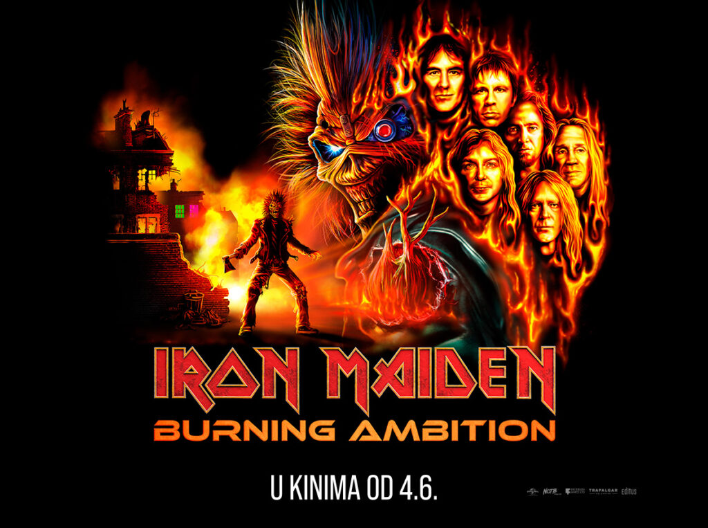 Iron Maiden Burning Ambition službeni plakat