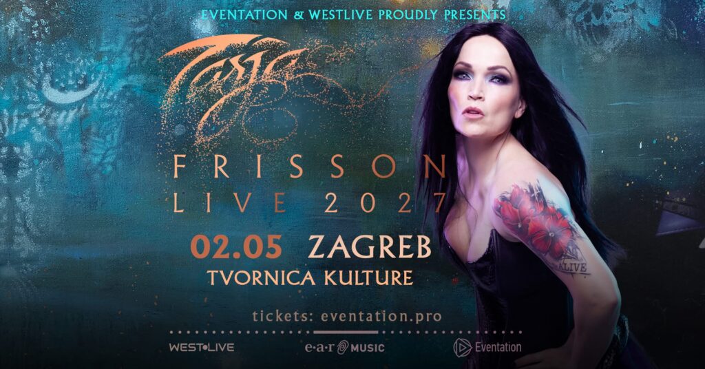 Tarja Turunen najavila koncert u Tvornici kulture u Zagrebu 2. svibnja 2027.