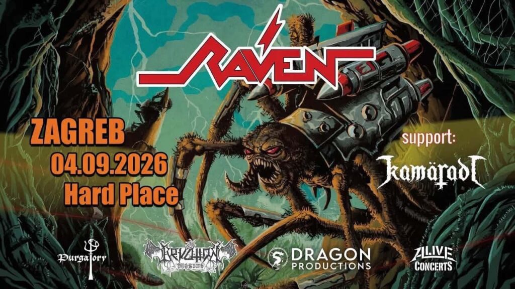 Raven nastupa 4. rujna 2026. u zagrebačkom Hard Placeu. Saznajte sve o koncertu NWOBHM legendi i prodaji ulaznica.