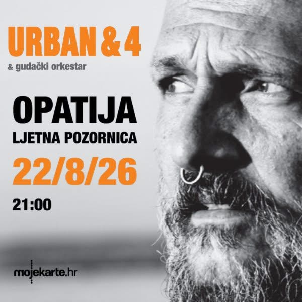 Urban&4 i gudački orkestar na Ljetnoj pozornici u Opatiji 2026.
