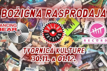 VELIKA BOŽIĆNA RASPRODAJA DALLAS RECORDSA, DANCING BEARA i HIT RECORDSA