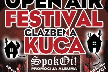 Glazbena kuća open air festival u subotu 16.9. na Bundeku