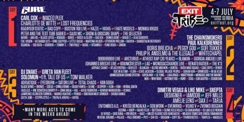 EXIT festival program