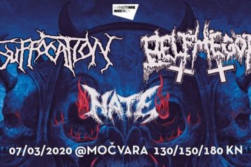 Suffocation, Belphegor i Hate u Zagrebu