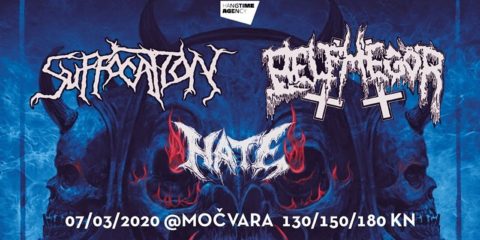 Suffocation, Belphegor i Hate u Zagrebu