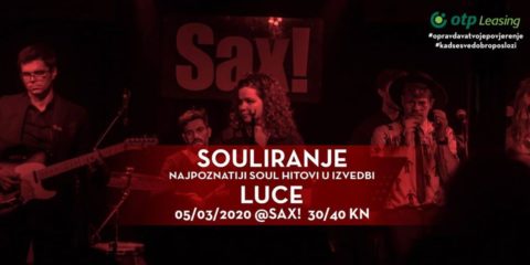 LUCE otvara novi program "SOULiranje" u klubu Sax