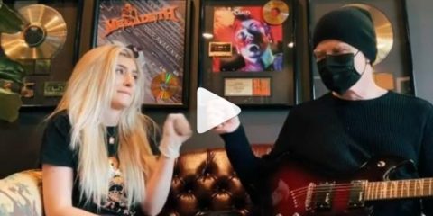 Dave i Electra Mustaine