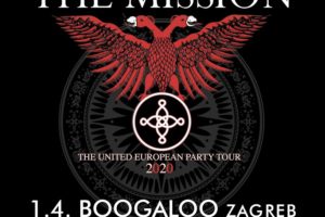 Goth rock legende The Mission 01 04 2020 Boogaloo Zagreb