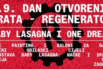 Dan otvorenih vrata CUK Regenerator: kulturni i glazbeni program čiji će vrhunac biti koncert Baby Lasagne