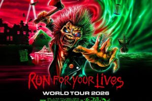 Iron Maiden – Run For Your Lives World Tour 2026 promo vizual