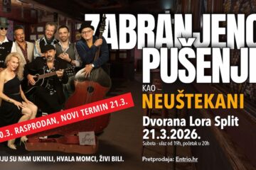 Zabranjeno pušenje Neuštekani na pozornici Dvorane Lora u Splitu