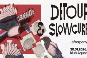 Detour i Slowcured nastupaju u zagrebačkom klubu Aquarius u sklopu KRILO programa