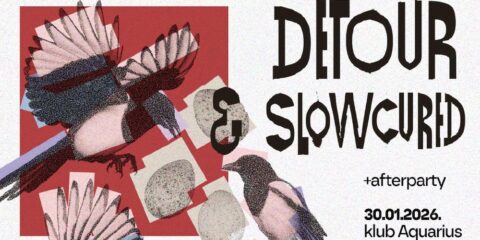 Detour i Slowcured nastupaju u zagrebačkom klubu Aquarius u sklopu KRILO programa