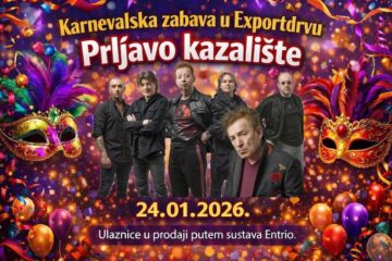 karnevalska noć uz Prljavo kazalište u riječkom Exportdrvu