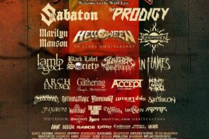 Plakat Rockstadt Extreme Fest 2026 – Helloween, Marilyn Manson, Sabaton, The Prodigy