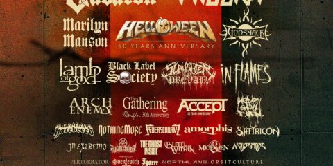 Plakat Rockstadt Extreme Fest 2026 – Helloween, Marilyn Manson, Sabaton, The Prodigy