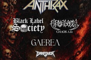 Megadeth, Anthrax, Black Label Society, Cavalera, Gaerea i Game Over na Ferrara Summer Festivalu 2026 u Ferrari 14. lipnja na Piazza Ariostea