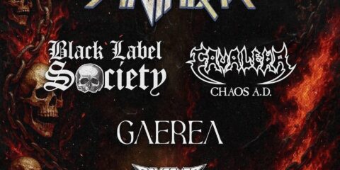 Megadeth, Anthrax, Black Label Society, Cavalera, Gaerea i Game Over na Ferrara Summer Festivalu 2026 u Ferrari 14. lipnja na Piazza Ariostea