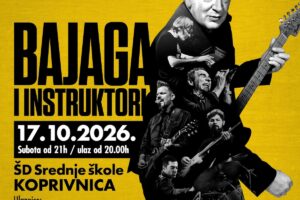 Bajaga i Instruktori koncert u Koprivnici 2026