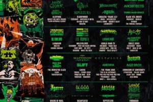 Hellfest 2026 lineup plakat s izvođačima Iron Maiden, Bring Me The Horizon, Limp Bizkit, The Offspring, Helloween, Deep Purple, Sabaton, Volbeat i Bad Omens
