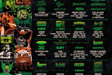Hellfest 2026 lineup plakat s izvođačima Iron Maiden, Bring Me The Horizon, Limp Bizkit, The Offspring, Helloween, Deep Purple, Sabaton, Volbeat i Bad Omens