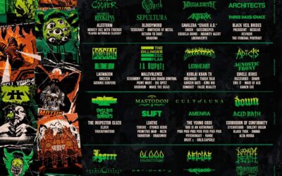 Hellfest 2026 lineup plakat s izvođačima Iron Maiden, Bring Me The Horizon, Limp Bizkit, The Offspring, Helloween, Deep Purple, Sabaton, Volbeat i Bad Omens