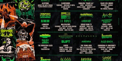 Hellfest 2026 lineup plakat s izvođačima Iron Maiden, Bring Me The Horizon, Limp Bizkit, The Offspring, Helloween, Deep Purple, Sabaton, Volbeat i Bad Omens