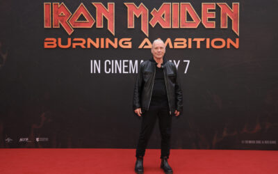 Bruce Dickinson na londonskoj premijeri Iron Maiden Burning Ambition
