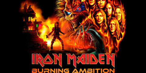 Iron Maiden Burning Ambition službeni plakat
