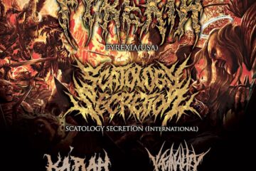 Pyrexia Scatology Secretion Ka'rah Vaginality Zagreb metal koncert