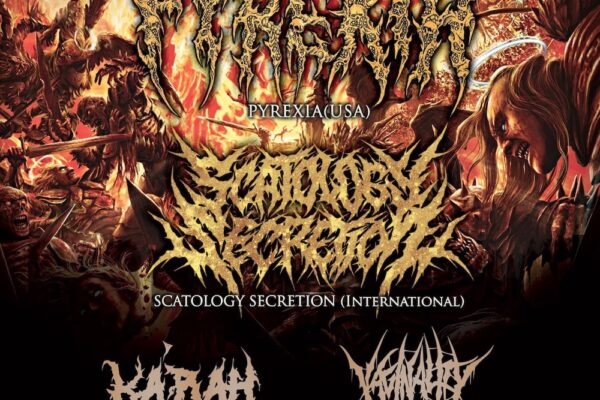 Pyrexia Scatology Secretion Ka'rah Vaginality Zagreb metal koncert