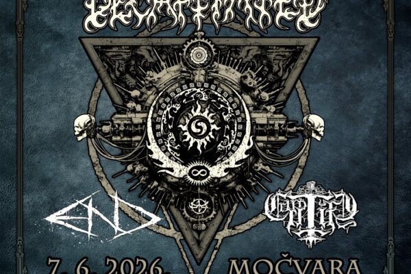 Decapitated E.N.D. Cryptify Močvara koncert Zagreb 2026 death metal