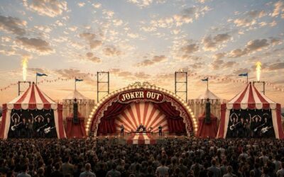 Joker Out koncert Karneval Ljubljana 2026 publika i spektakl