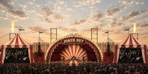Joker Out koncert Karneval Ljubljana 2026 publika i spektakl