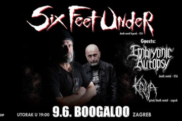 Six Feet Under koncert Zagreb Boogaloo 2026 death metal