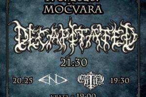 Decapitated i E.N.D. nastupaju u zagrebačkoj Močvari povodom 30 godina djelovanja