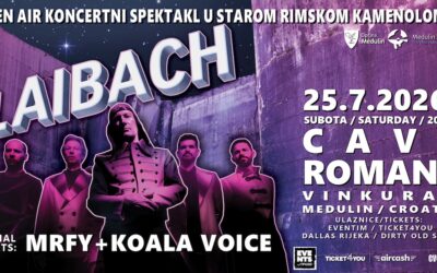 Laibach nastupa u Cave Romane kraj Pule uz MRFY i Koala Voice